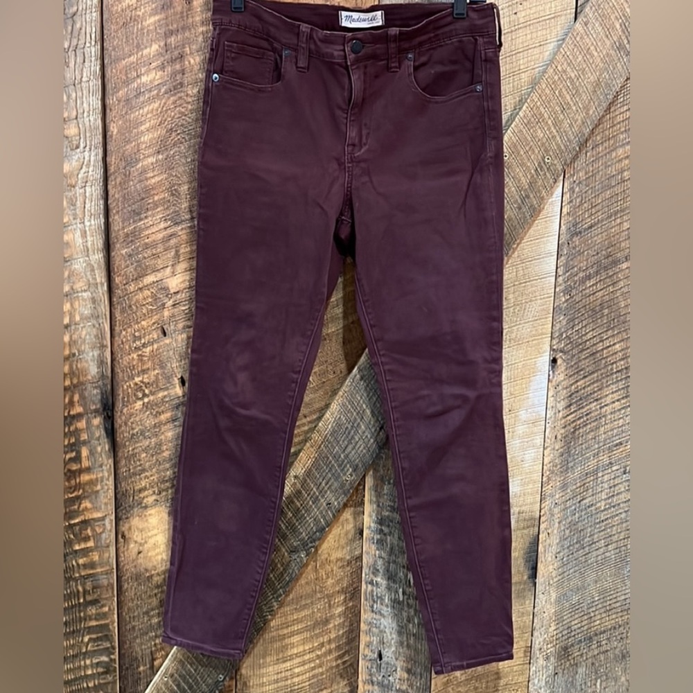 Madewell 9" High-Rise Skinny Jeans: Garment-Dyed Edition
